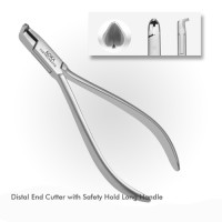 Distal End Cutter with Safety Hold Long Handle