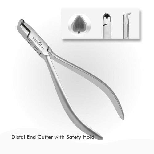 Distal End Cutter with Safety Hold Long Handle