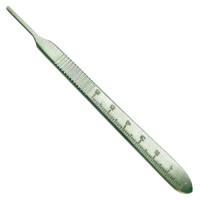 SCALPEL HANDLE WITH MEASURING SCALE