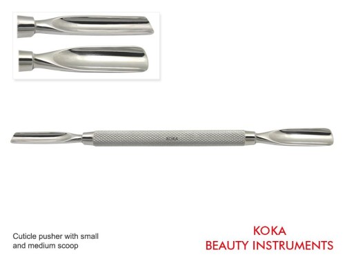 Cuticle Pusher With Small and Medium Scoop
